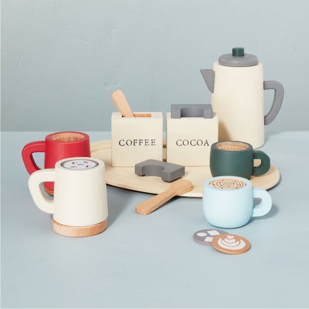 Hearth & Hand Coffee and cocoa set toy